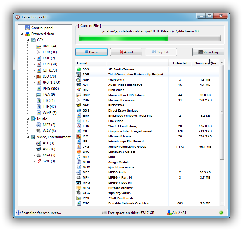 Tib File Extractor